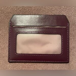 Burgundy Card Holder